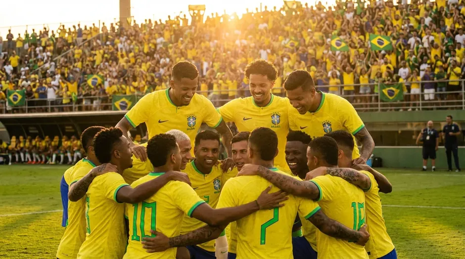 Brazílska futbalová reprezentácia s hviezdami Vinícius Jr. a Rodrygo pred MS 2026