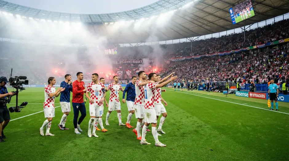 Chorvátska futbalová reprezentácia s Lukom Modrićom pred jeho pravdepodobne posledným MS