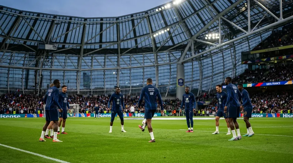 Francúzska futbalová reprezentácia s Kylianom Mbappém ako kapitánom pred MS 2026