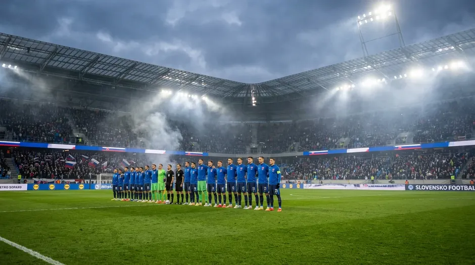 Slovenská futbalová reprezentácia pred zápasom play-off o postup na Majstrovstvá sveta 2026